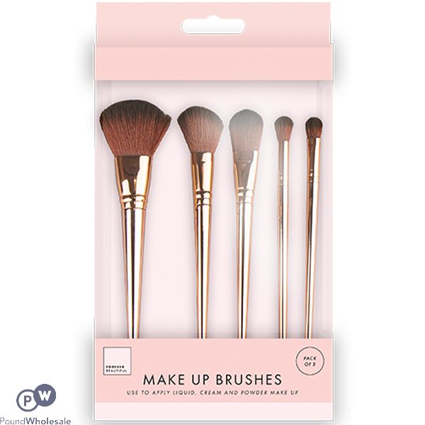 Forever Beautiful Makeup Brush Set 5pc