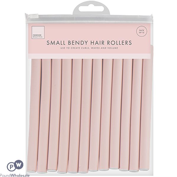 Forever Beautiful Small Bendy Hair Rollers 12 Pack