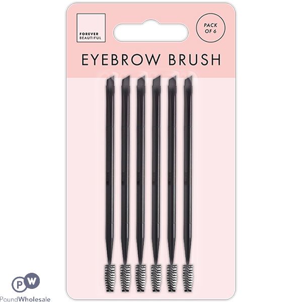 Forever Beautiful Eyebrow Makeup Brush 6 Pack