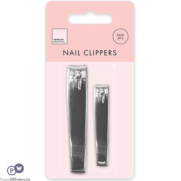 Forever Beautiful Nail Clippers Set 2pc