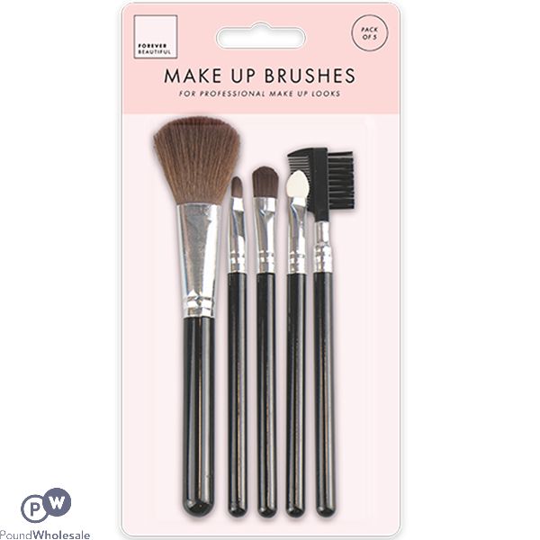 Forever Beautiful Makeup Brush Set 5 Pack