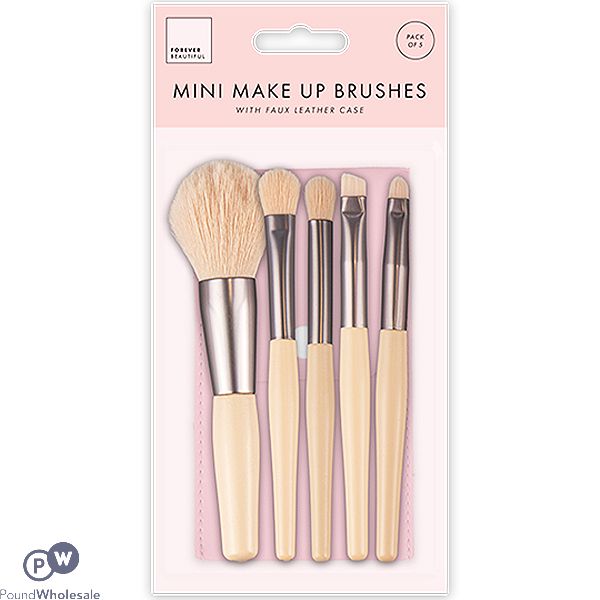 Forever Beautiful Mini Makeup Brush Set 5 Pack