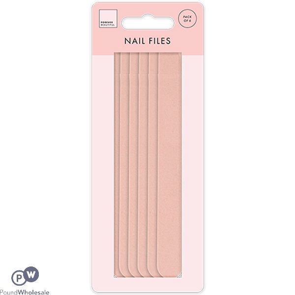 Forever Beautiful Nail Files 6 Pack