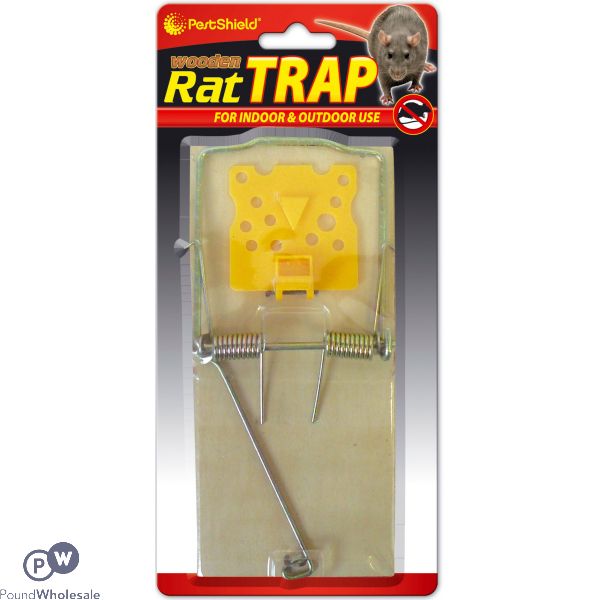 PestShield Indoor & Outdoor Wooden Rat Trap