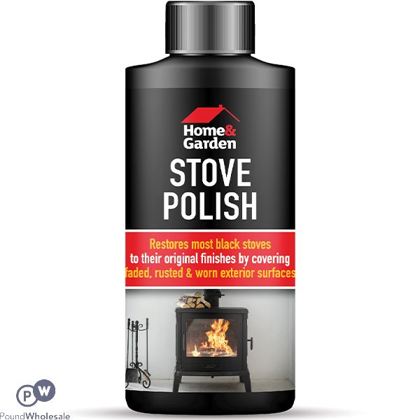 Home & Garden Stove Polish Fireplace Restorer 200ml