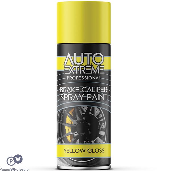 Auto Extreme Professional Yellow Gloss Brake Caliper Spray Paint 400ml