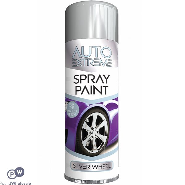 Auto Extreme Silver Wheel Spray Paint 250ml