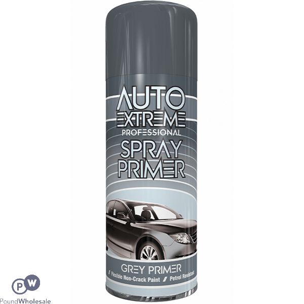 Auto Extreme Professional Grey Primer Spray Paint 400ml