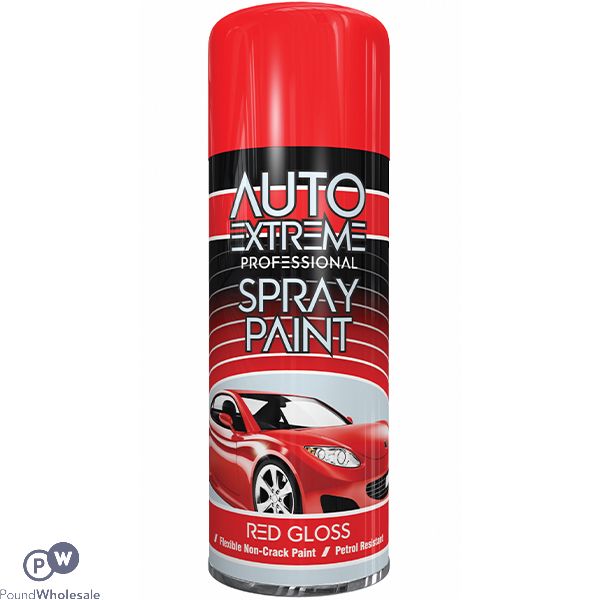 Auto Extreme Professional Red Gloss Spray Paint 400ml