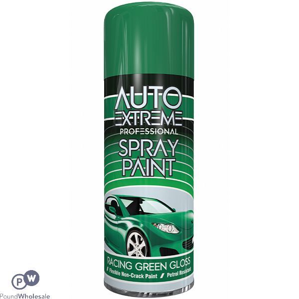 Auto Extreme Professional Racing Green Gloss Spray Paint 400ml