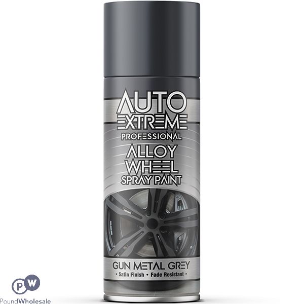 Auto Extreme Professional Gun Metal Grey Alloy Wheel Spray Paint 400ml