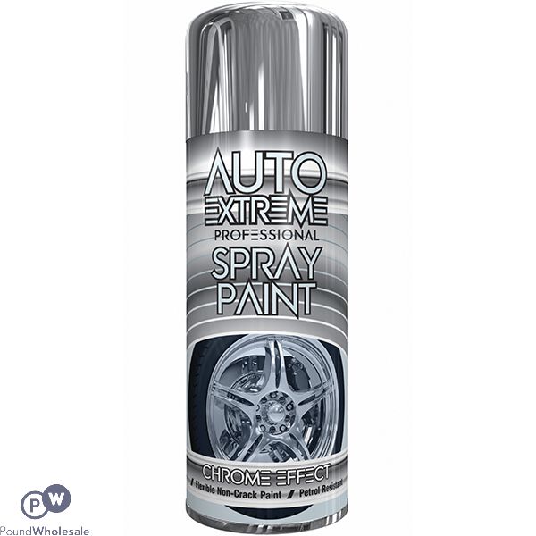 Auto Extreme Professional Chrome Effect Spray Paint 400ml