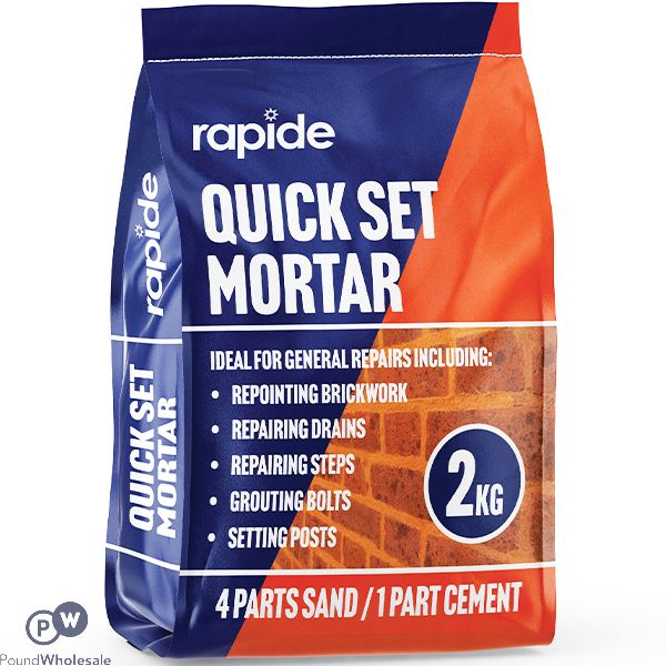 Rapide Pre-Mixed Quick Set Mortar 2kg