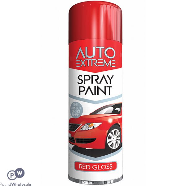 Auto Extreme Automotive Red Gloss Spray Paint 250ml