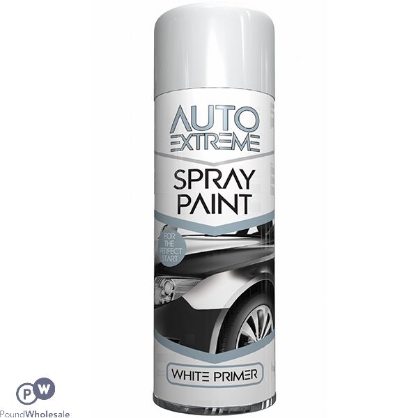 Auto Extreme Automotive White Primer Spray Paint 250ml