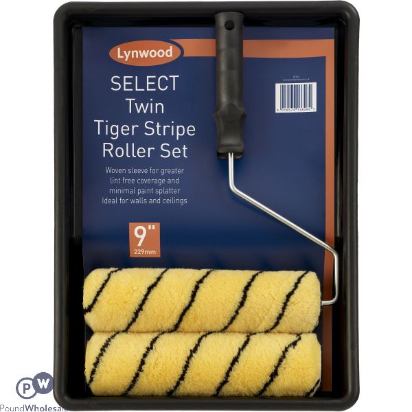 9" Tiger Stripe Roller Twin Sleeve