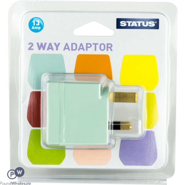 Status 2 Way Adaptor 13amp