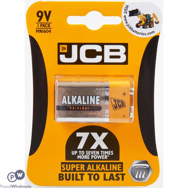 JCB 9V Alkaline Battery