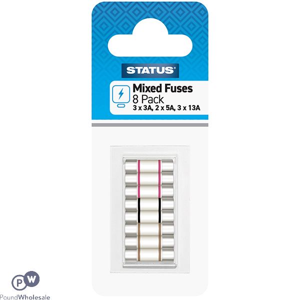 Status Mixed Fuses 8 Pack