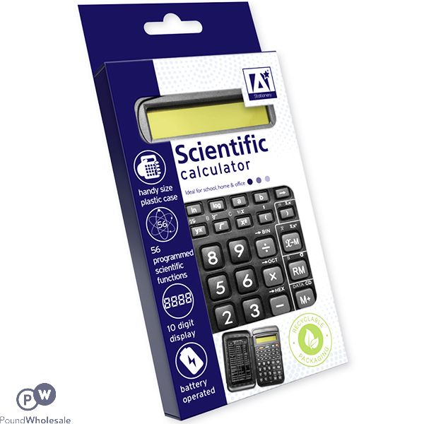A* Stationery 10-Digit Scientific Calculator