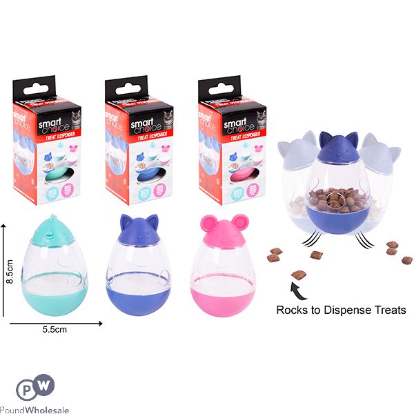 Smart Choice Treat Dispensing Cat Toy Assorted Colours
