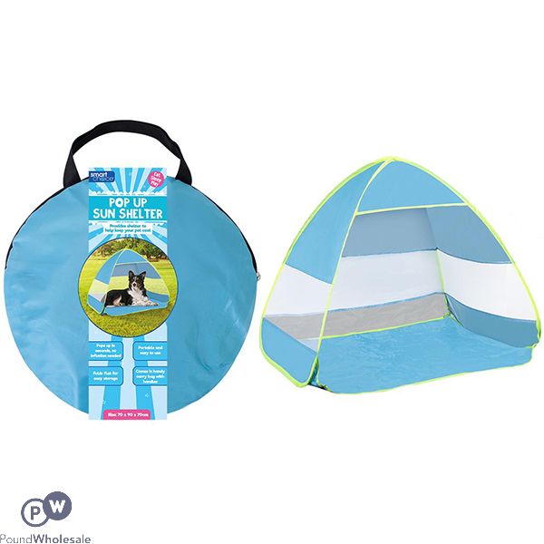 Smart Choice Summer Pop Up Sun Pet Shelter 70cm X 90cm X 70cm