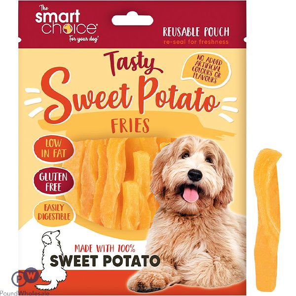 Smart Choice Sweet Potato Fries Dog Treats 150g