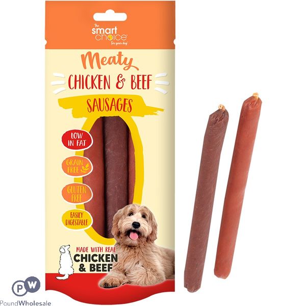 Smart Choice Large Meaty Sausage Dog Treats 4 Pack