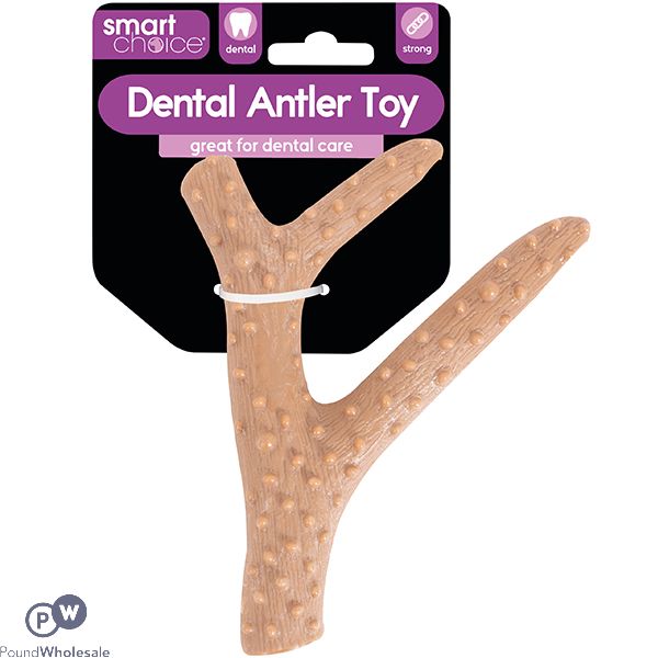 Smart Choice Nylon Dental Antler Dog Toy 13.5cm