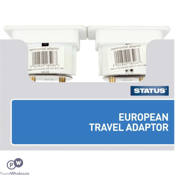 Status European Travel Adapter