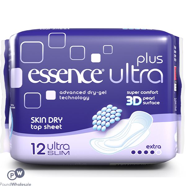 Essence Ultra Plus Sanitary Pads 12 Pack