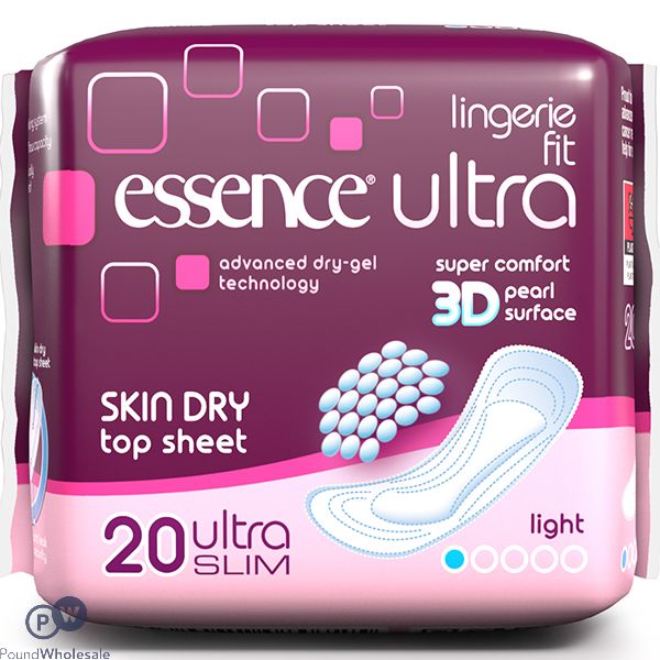 Essence Ultra Slim Lingerie Fit Sanitary Pads 20 Pack