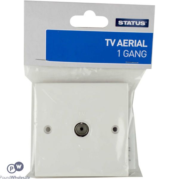 Status Tv Aerial 1 Gang Socket