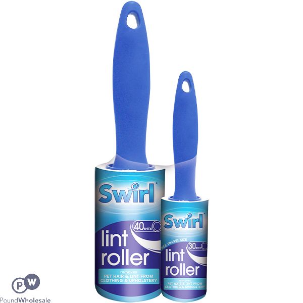 Swirl Lint Roller Set 2pc