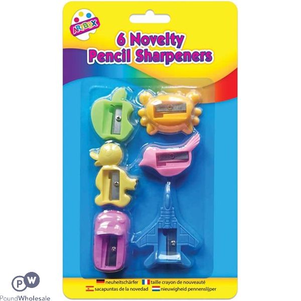 Artbox Fun Novelty Sharpeners 6 Pack