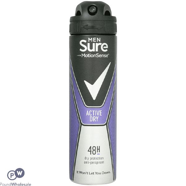 Sure Men's Active Dry 48H Anti-Perspirant Deodorant 150ml