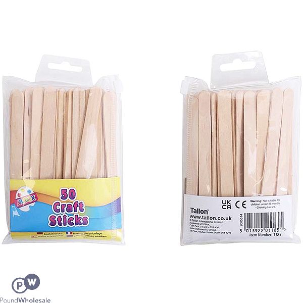 Artbox Craft Sticks 50 Pack