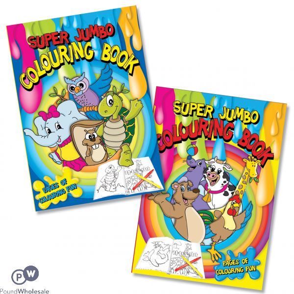 Super Jumbo Colouring Book
