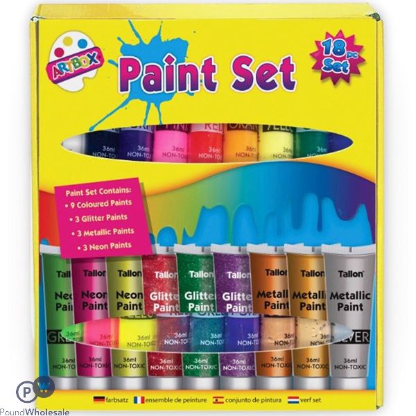 Artbox Craft Paint Set 18 Pack