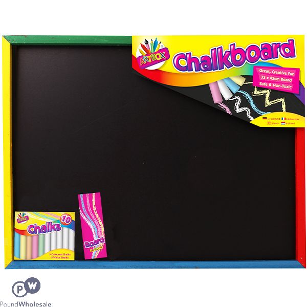 Artbox Large Chalkboard Set 33 X 43cm