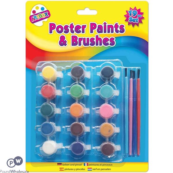 15 Poster Paints And Brushes