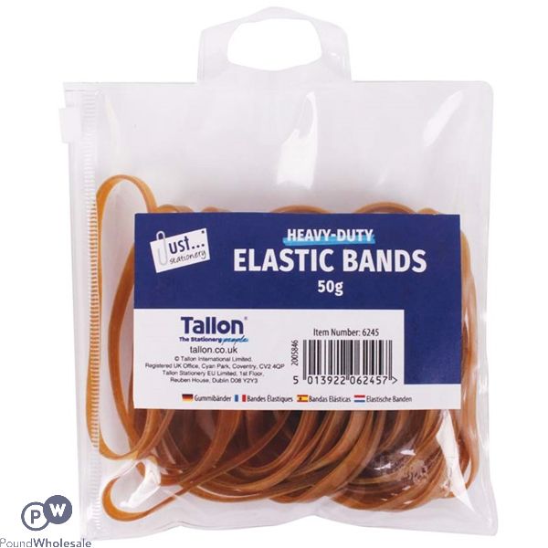 Just Stationery Heavy Duty Elastic Bands