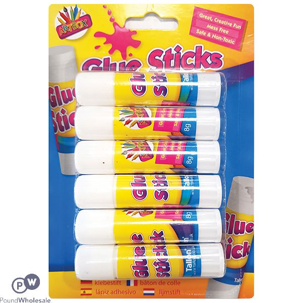 Artbox Glue Sticks 8G 6 Pack