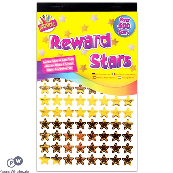Artbox Reward Star Stickers 600 Pack