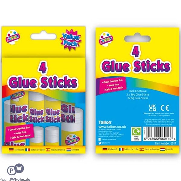 Artbox Glue Sticks 4 Pack