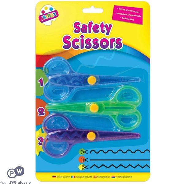 3pc CREATIVE KIDS SCISSORS