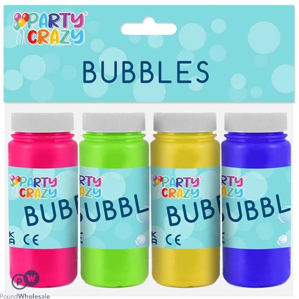 4 Tubs Of 60ml Magic Bubbles