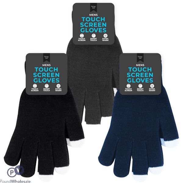 Farley Mill Men's Touch Screen Gloves Assorted
