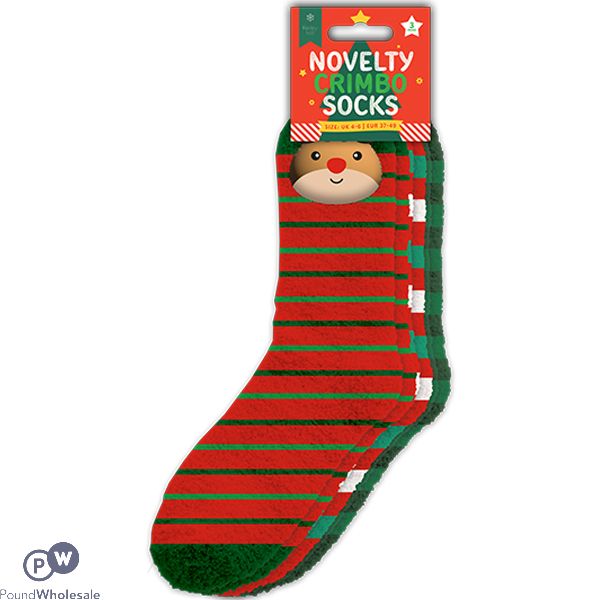 Farley Mill Uk 4-6 Ladies Novelty Christmas Socks 3 Pack