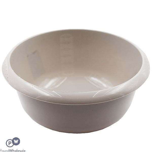 Round Bowl Taupe 8l